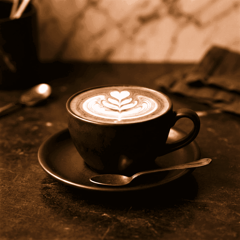 Espresso recién extraído en Txoko Kafe Zarautz