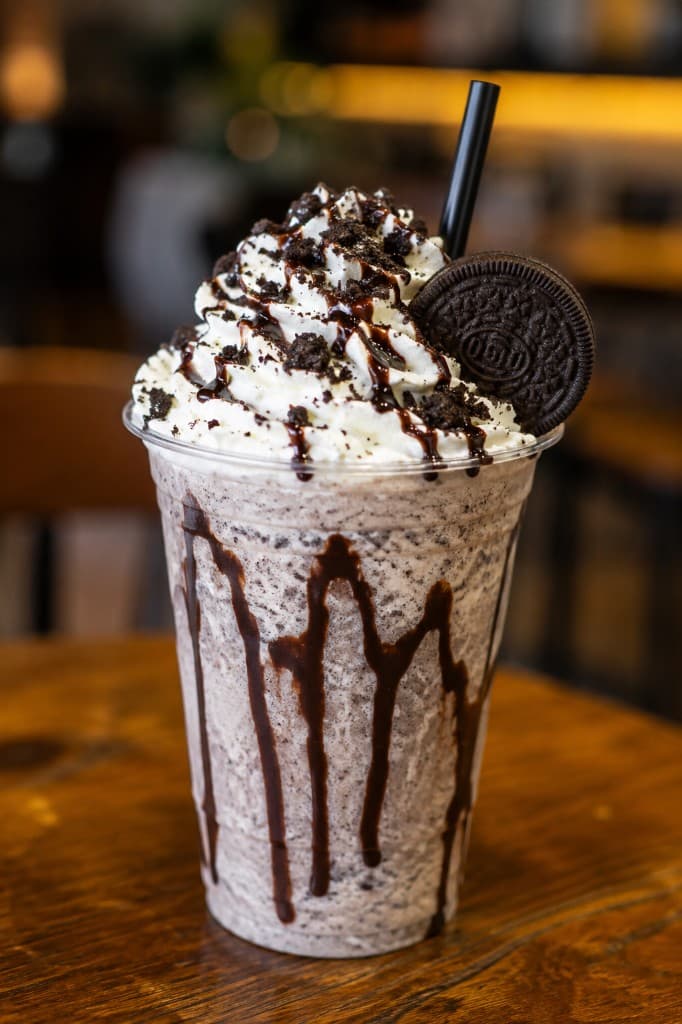 Frappé cremoso en Txoko Kafe Zarautz